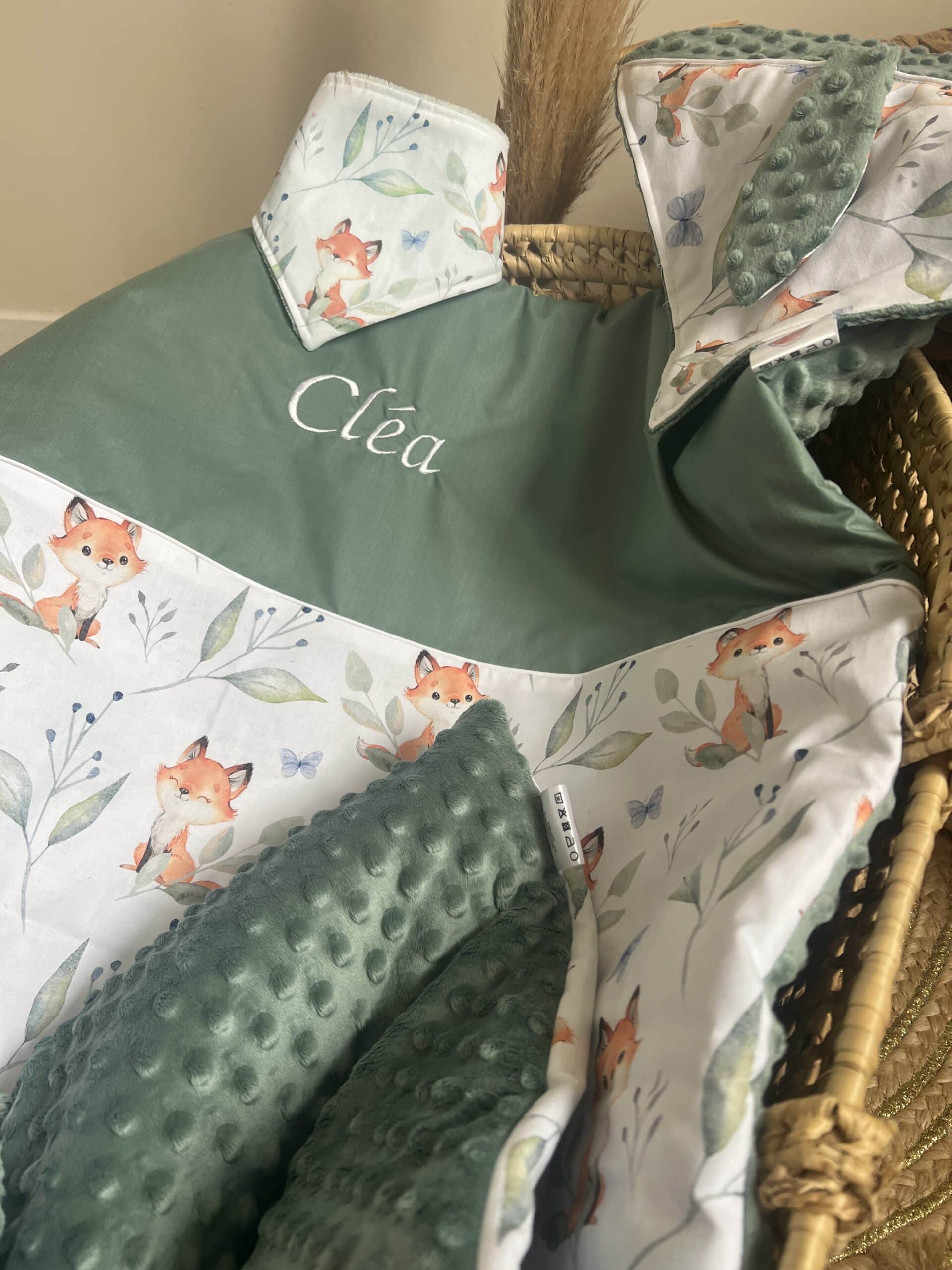 Ensemble Bébé Renard – Cadeau de Naissance Personnalisé – Image 14