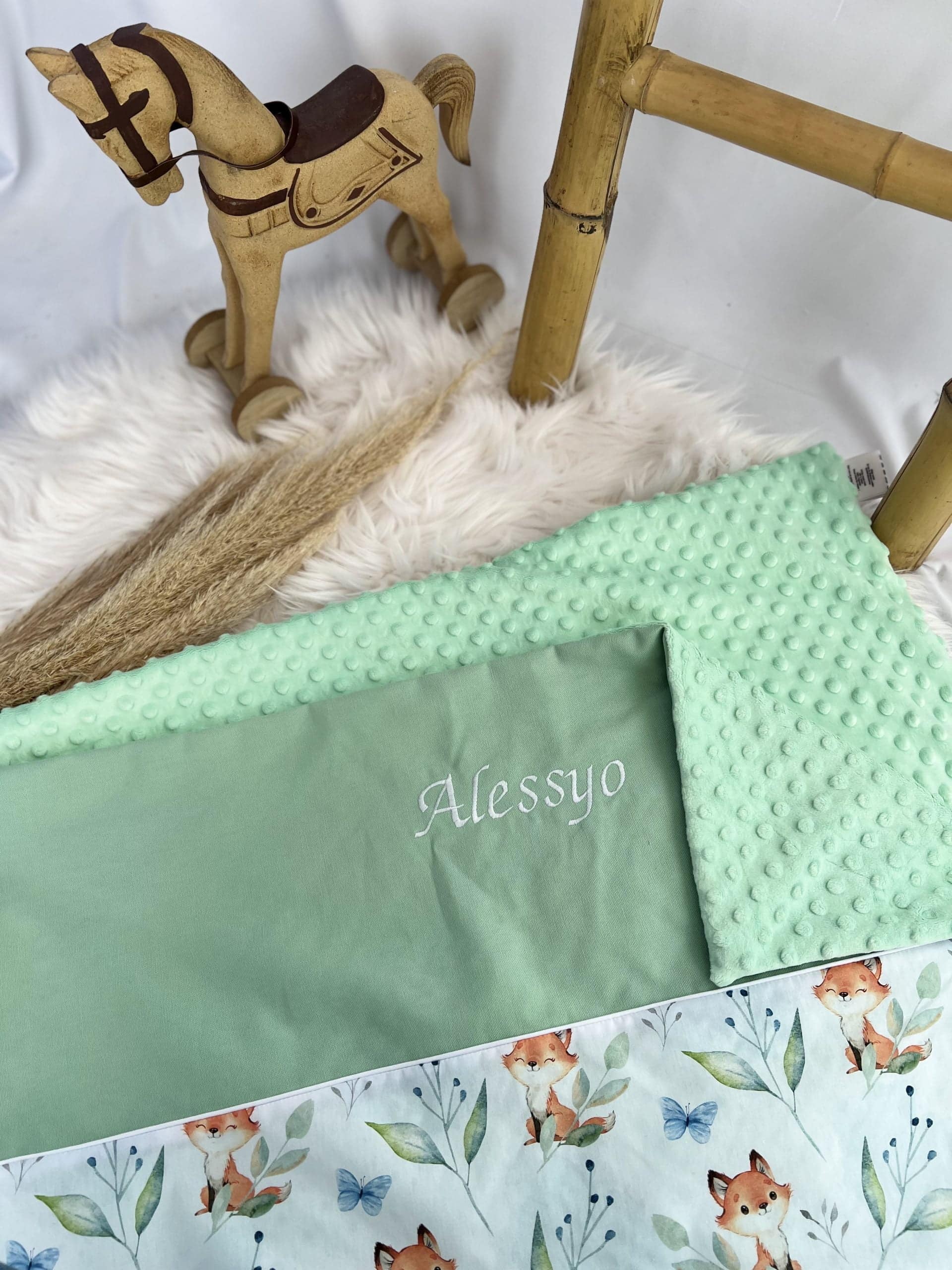 Exemples de tissus pour votre couverture bébé à personnaliser.