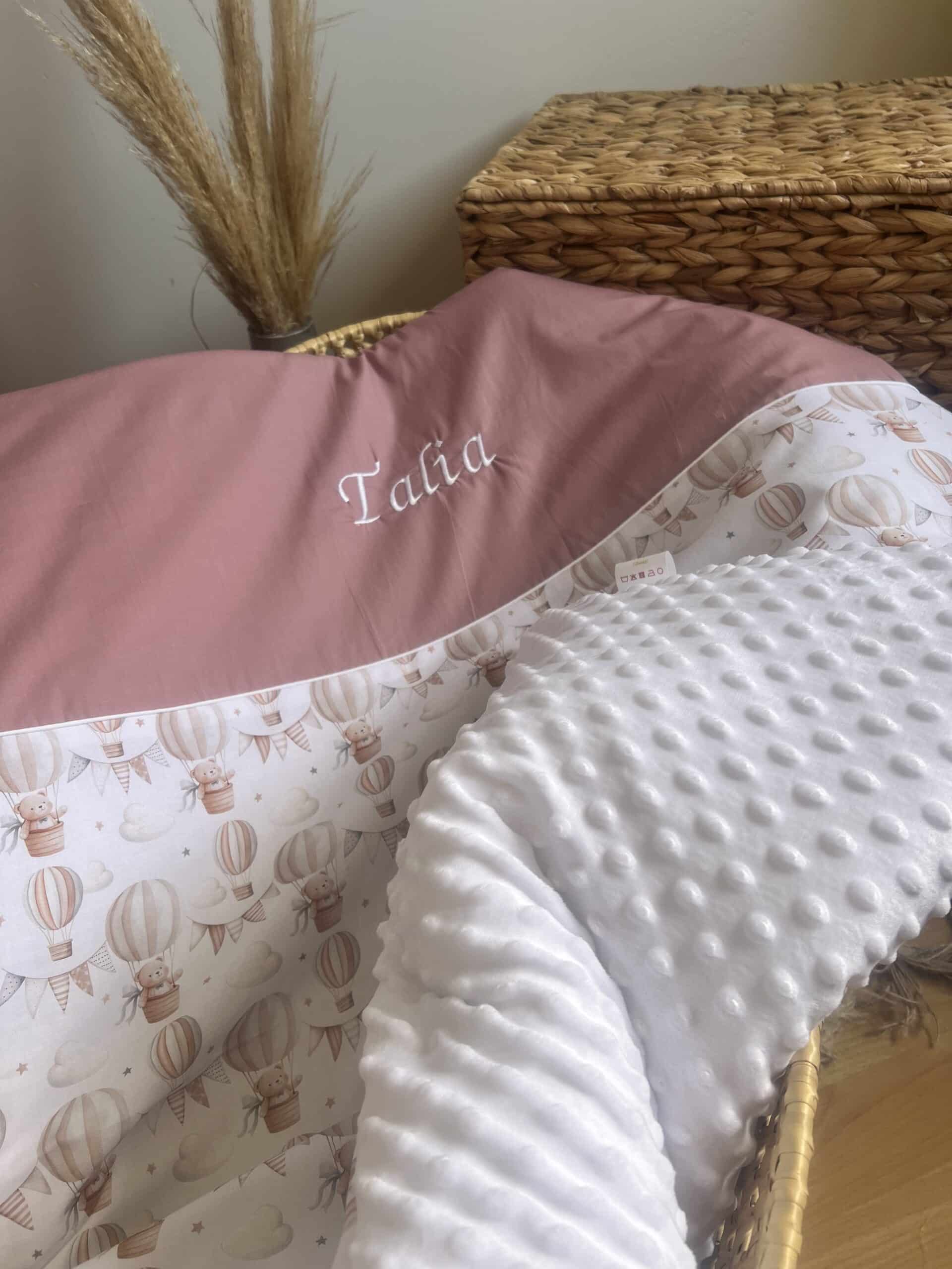 Couverture bébé personnalisée – Cadeau de naissance fait main | Les Créa de Jenni – Image 5