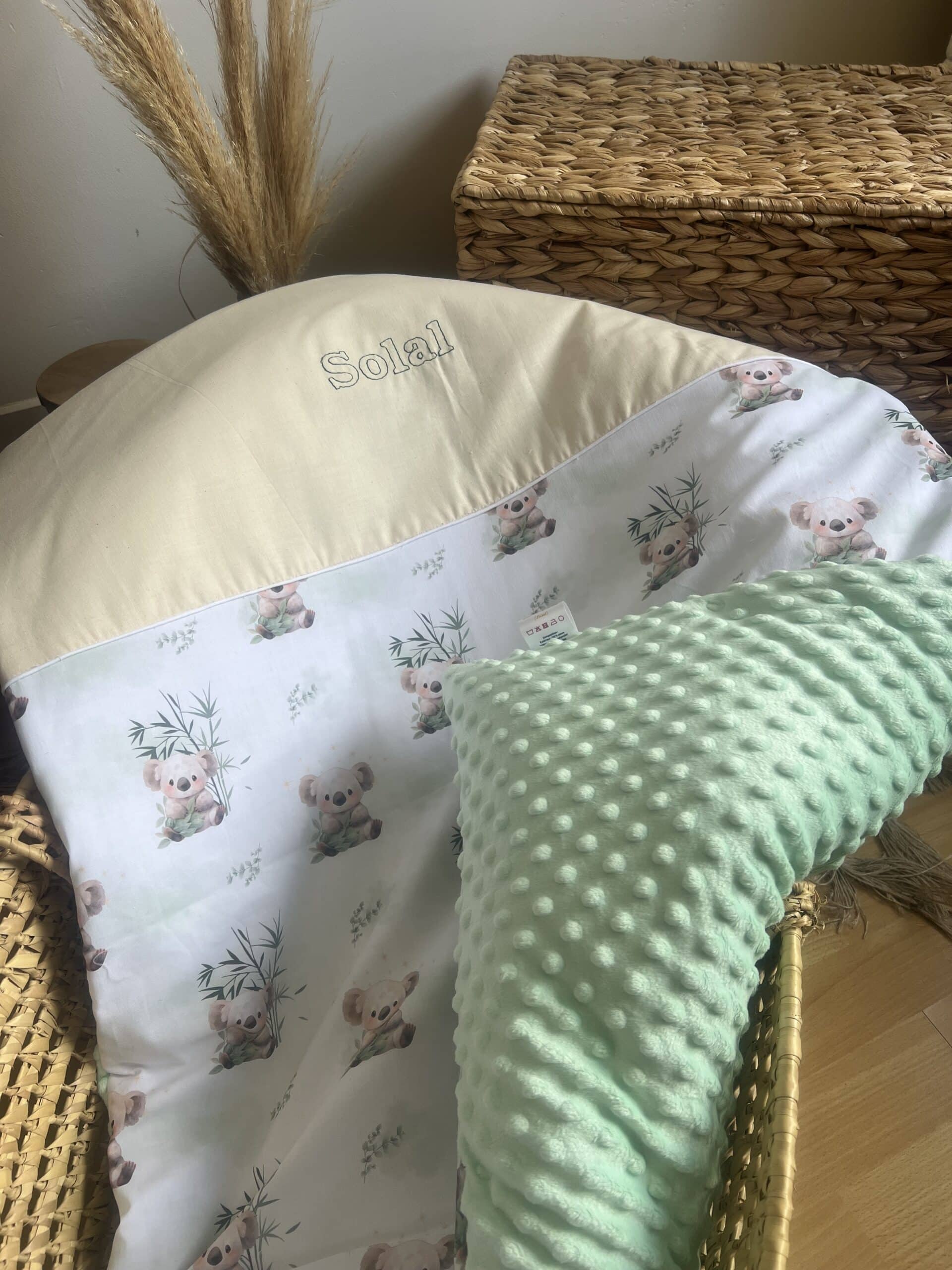Couverture bébé personnalisée – Cadeau de naissance fait main | Les Créa de Jenni – Image 7
