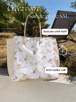Sac de plage XXL imperméable Fleurs de Lune – Spacieux, modulable et en stock. Livraison rapide pour un été stylé et sans souci !
