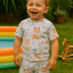 Modèle avec short