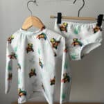 Maillot Tortues 3-4 ans culotte + manches longues +15,00&nbsp;&euro;
