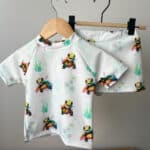 Maillot Tortue 1-2 ans short + tee shirt manches courtes +6,00&nbsp;&euro;