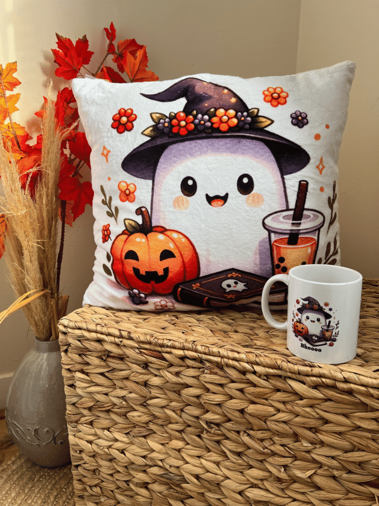Coussin Fantôme Halloween