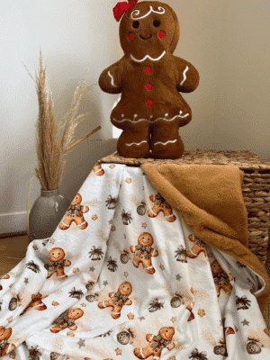 Offrez (ou offrez-vous) le plaid Pain d’Épices Léopard, une création artisanale douce et unique, personnalisable et idéale pour un Noël cocooning made in France. 🎄