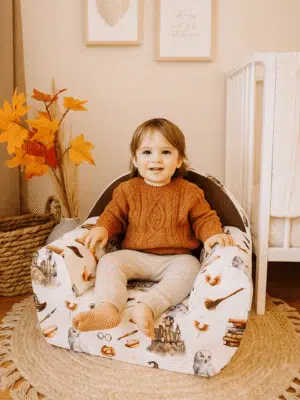 Offrez à votre enfant un fauteuil magique personnalisé thème École des Sorciers ✨ Fabrication artisanale française, livraison rapide pour Noël 🎁