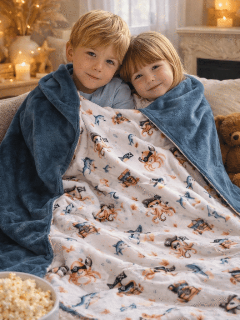 Plaid maxi douceur Pirates - en stock