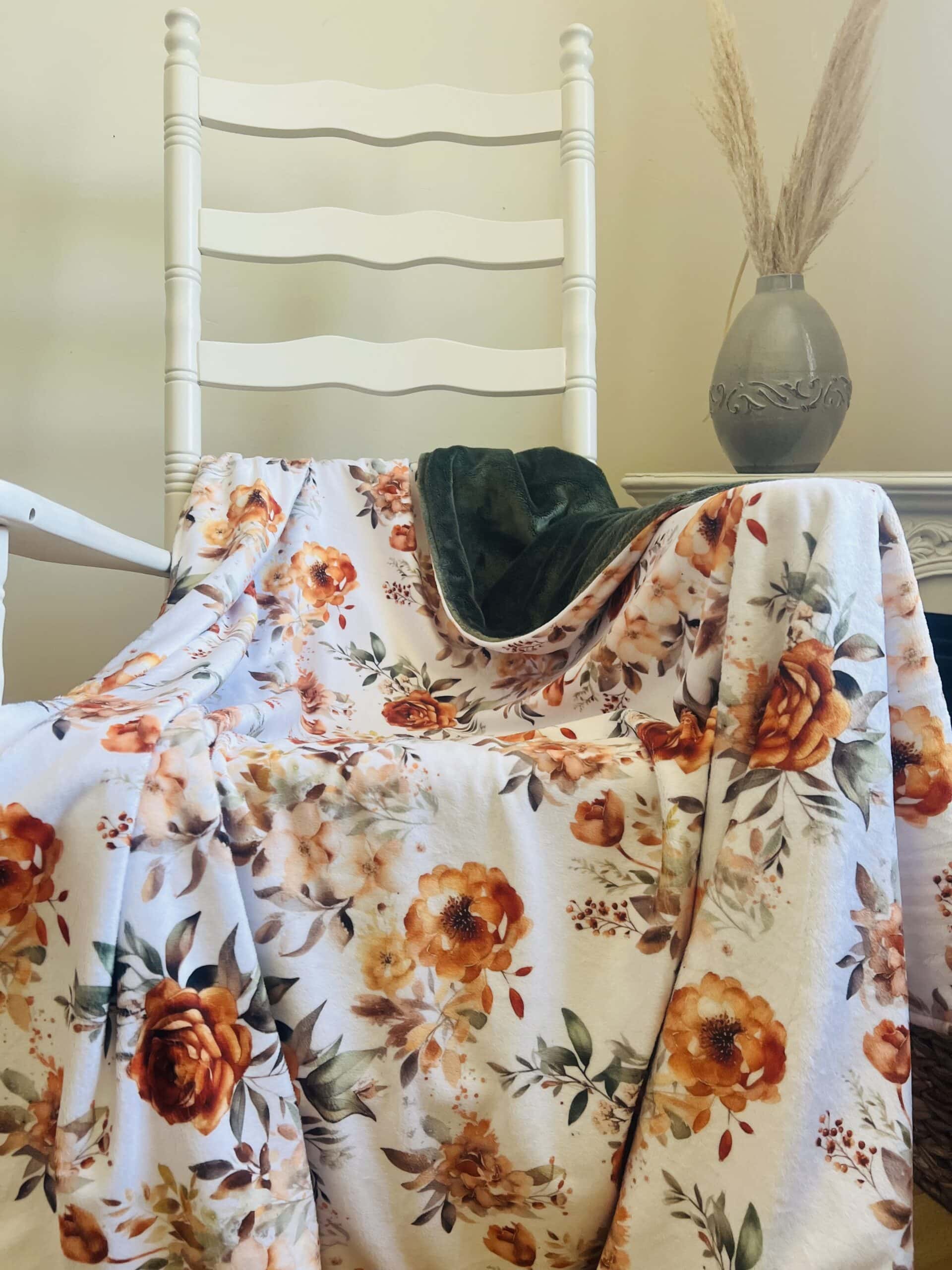 Plaid Maxi Douceur Fleuri - en stock – Image 3