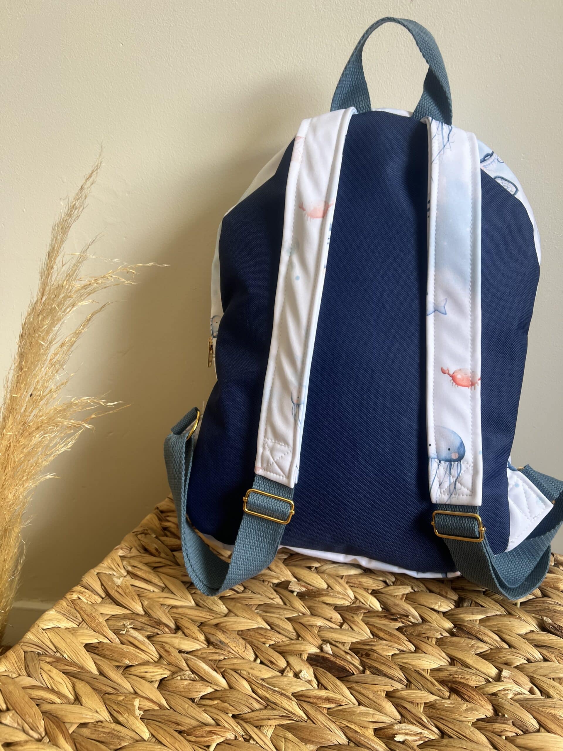 Sac à dos personnalisé enfant, ado et adulte – Modèle zippé imperméable – Image 3