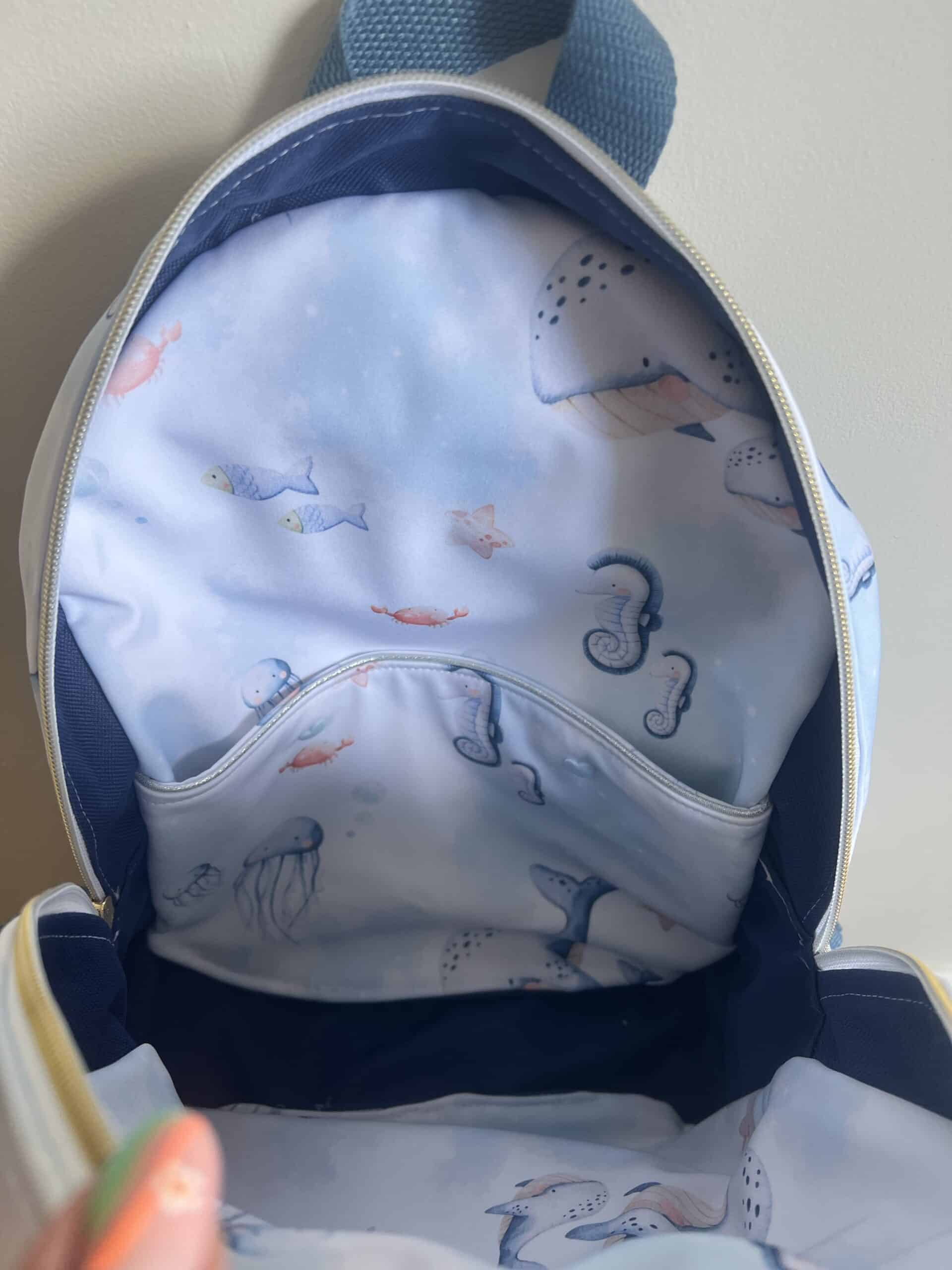 Sac à dos personnalisé enfant, ado et adulte – Modèle zippé imperméable – Image 5