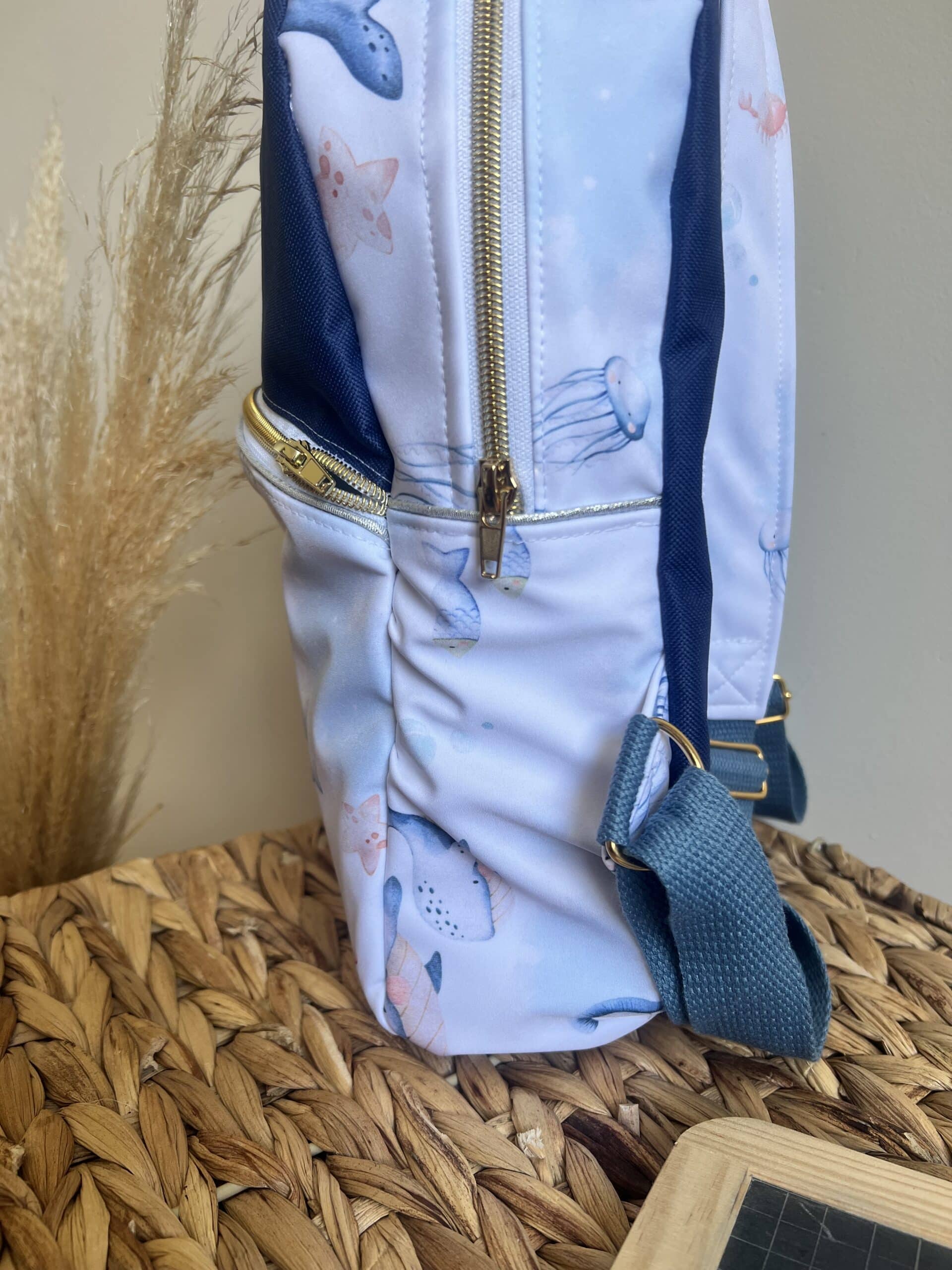 Sac à dos personnalisé enfant, ado et adulte – Modèle zippé imperméable – Image 7