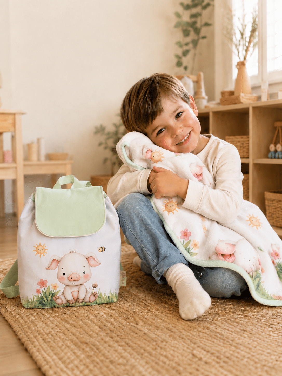 Sac à dos maternelle Animaux de la ferme - à personnaliser – Image 6