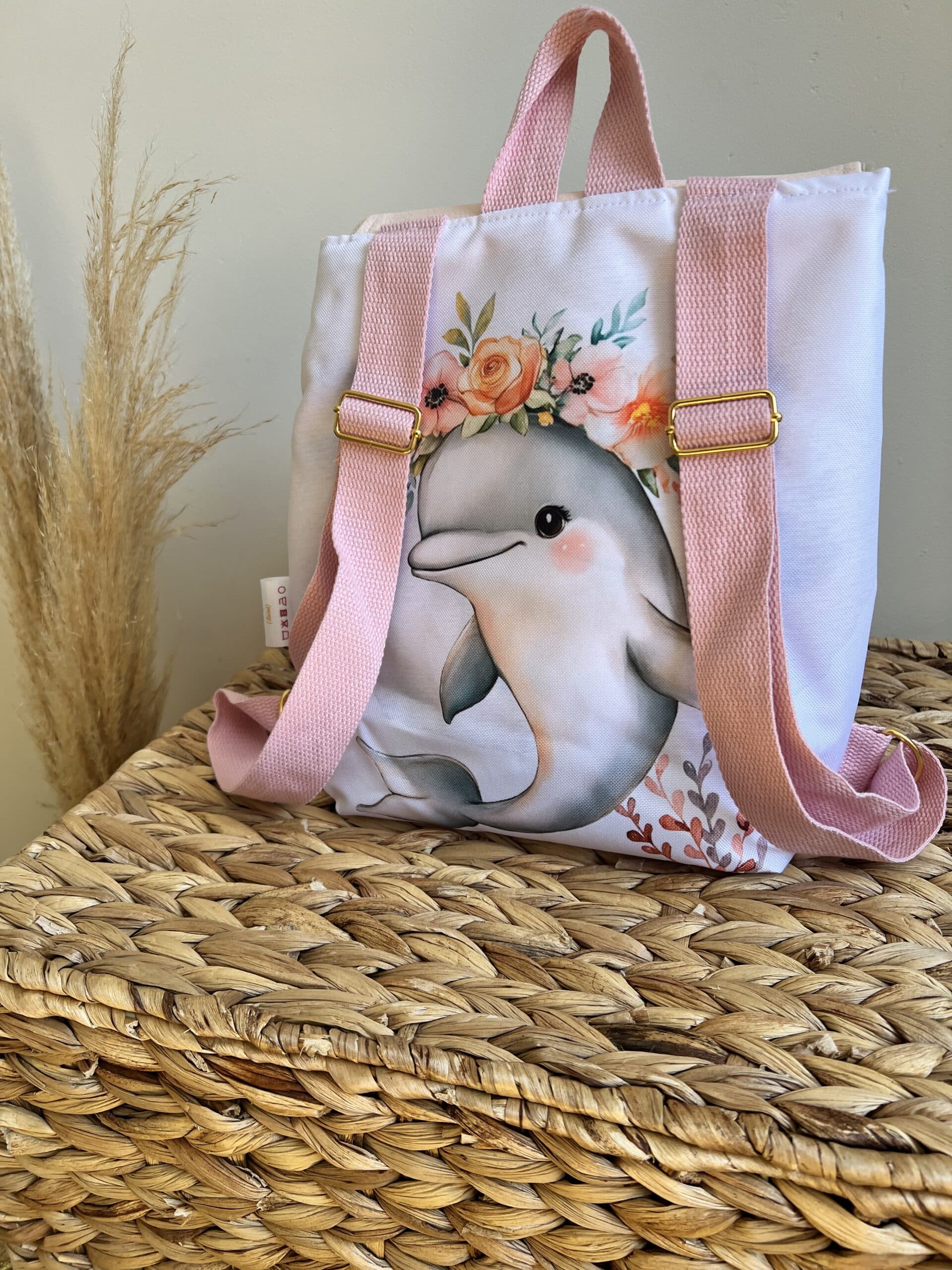 Sac à dos personnalisé imperméable – Dauphin – Image 5