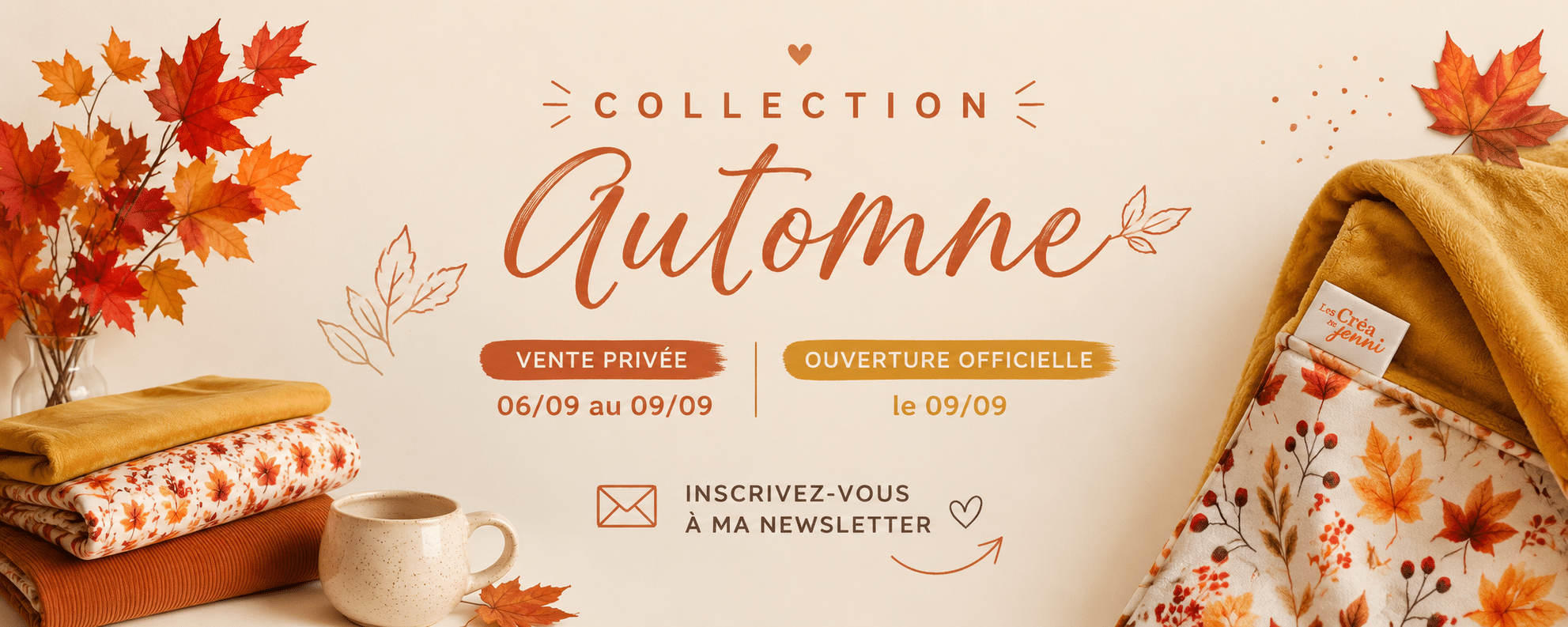 Découvrez les nouveaux articles du blog Les Créa de Jenni : coulisses de l’atelier, créations artisanales, nouveautés, conseils et inspirations au fil des saisons. 🧵