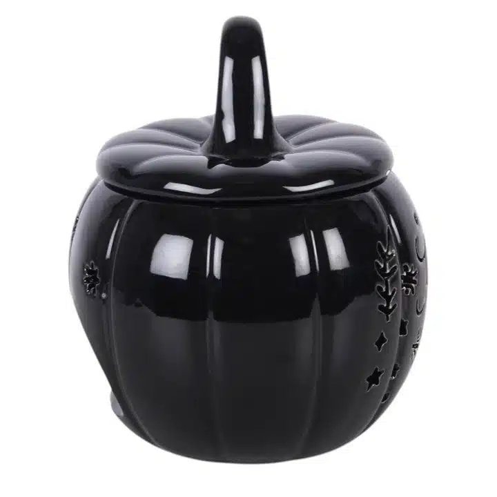 Brûleur de parfum Citrouille – Orange ou Noir – Image 3