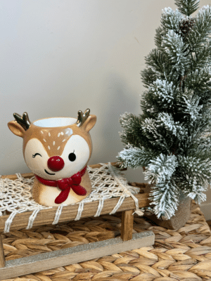 Brûleur à fondants parfumés de Noël Pain d’épices ou Renne. Ajoutez un fondant et profitez d’une ambiance parfumée, chaleureuse et cocooning.