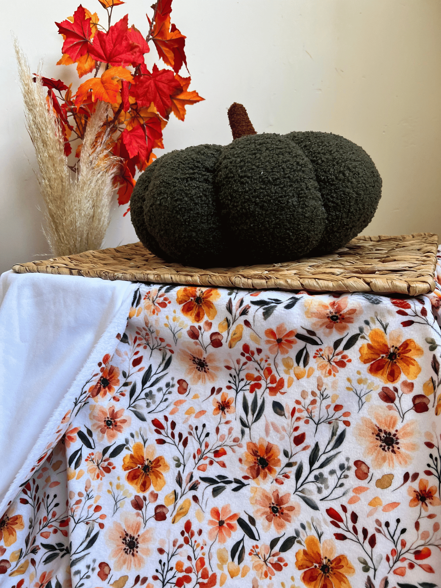 Plaid fleuri d'automne 2026 - en stock – Image 3